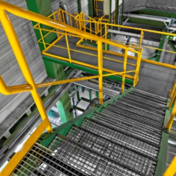Industrial handrail design standards