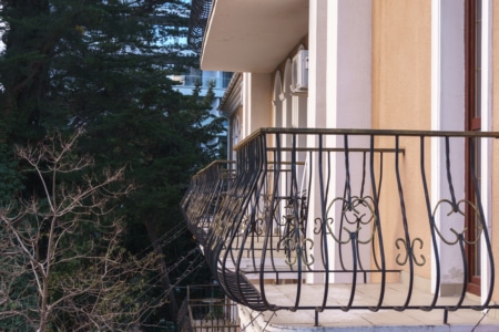 Curved Stainless Steel Balcony Railing