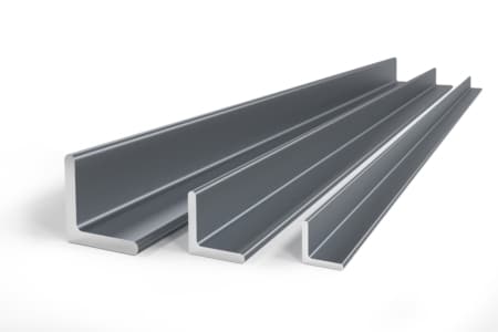 Thee,Steel,Angle,Bars,(l Profile),Of,Different,Size, ,3d